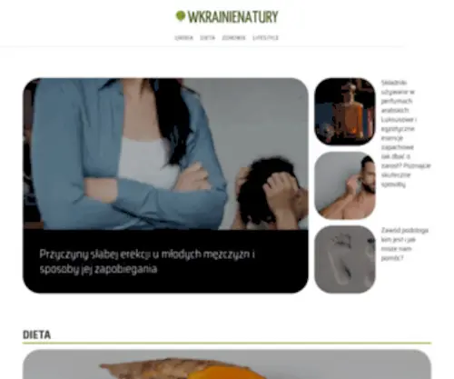 Wkrainienatury.pl(Ekologia, produkty ekologiczne, naturalne kosmetyki, ekologiczne środki czystości,eko sklep) Screenshot