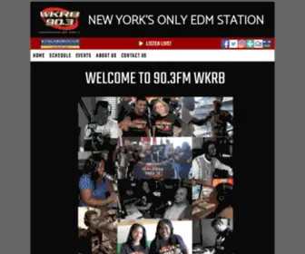 WKRB.org(NY's Only EDM) Screenshot