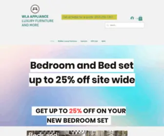 Wlafurniture.com(Online Bedroom Furniture Store) Screenshot