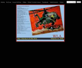 Wlajournal.com(War, Literature & the Arts) Screenshot