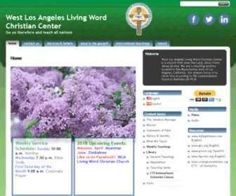 Wlalwcc.org(West Los Angeles Living Word Christian Center) Screenshot