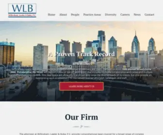 WLbdeflaw.com(Pennsylvania Insurance Defense Attorneys) Screenshot