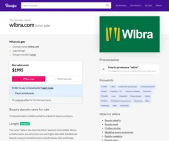 WLbra.com(This brand name) Screenshot