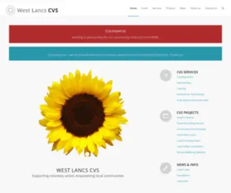 WLCVS.org(West Lancs CVS) Screenshot