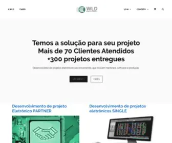 WLD.com.br(Desenvolve projetos Eletrônicos e fabrica produtos eletrônicos) Screenshot