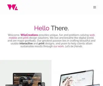 Wliacreations.com(Singapore Website Design) Screenshot