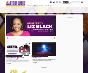 Wlib.com(1190 AM WLIB) Screenshot