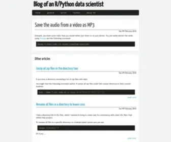 Wligtenberg.nl(Blog of an R/Python data scientist) Screenshot