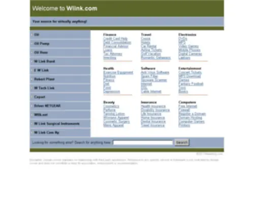 Wlink.com(Wlink) Screenshot