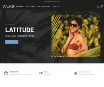 WLKS.co(Sustainable Sunglasses) Screenshot