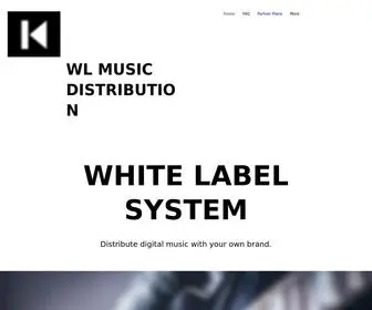 WlmusiCDistro.com(White label music distribution) Screenshot