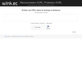 WLNK.ec(Protect your links) Screenshot