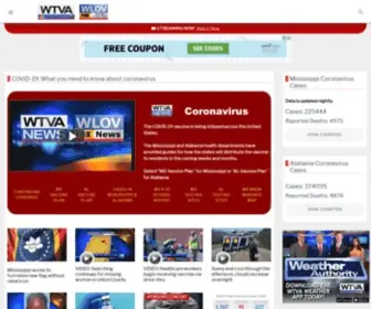 Wlov.com(Tupelo, Columbus, Oxford, Starkville News, Weather & Sports) Screenshot