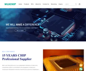 WLSchip.com(China Electronic Components Supplier) Screenshot