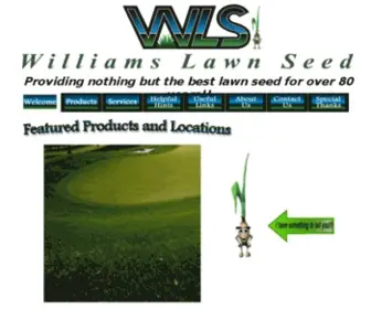 WLS.com(Williams Lawn Seed) Screenshot