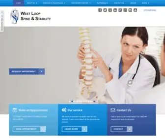 WLspine.com(West Loop Spine & Stability) Screenshot