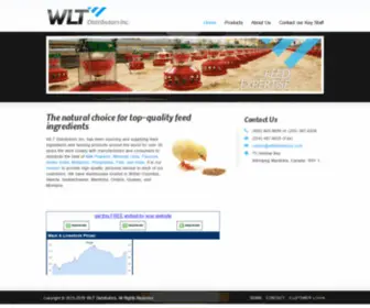 WLtdistributors.com(WLT Distributors Inc) Screenshot