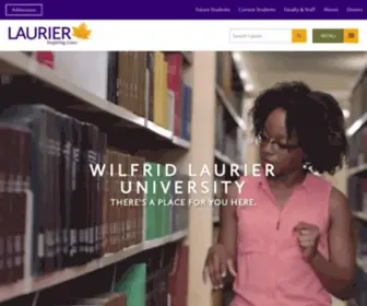 Wlu.ca(Wilfrid laurier university) Screenshot