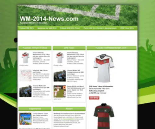 WM-2014-News.com(Fußball WM 2014 in Brasilien) Screenshot