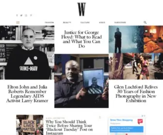 Wmagazine.com(W Magazine) Screenshot