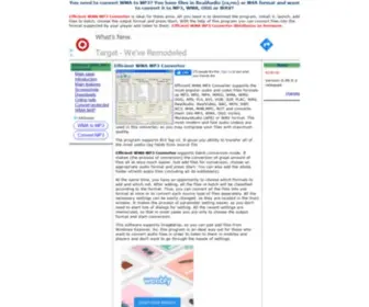 WmaMP3-Converter.com(Convert wma to mp3) Screenshot