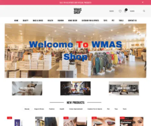 Wmasshop.com(WMAS Shop) Screenshot
