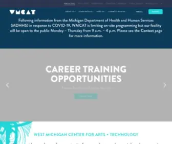 Wmcat.org(West Michigan Center for Arts & Technology) Screenshot
