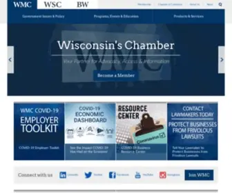 WMC.org(Wisconsin Manufacturers & Commerce) Screenshot