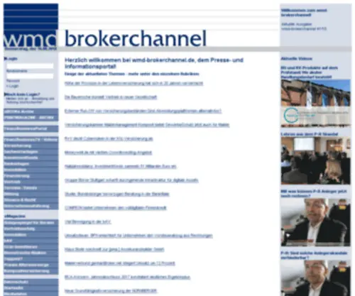 WMD-Brokerchannel.de(WMD Brokerchannel) Screenshot