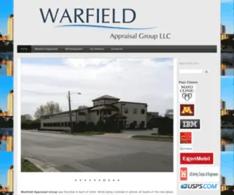 Wmdappraisals.com(Warfield Appraisal Group) Screenshot