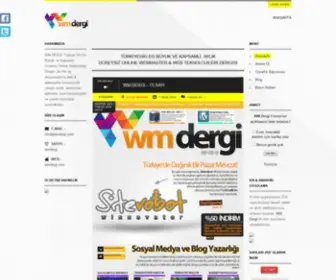 Wmdergi.com(WM Dergi) Screenshot