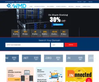 Wmdinfotech.com(Web Hosting India) Screenshot