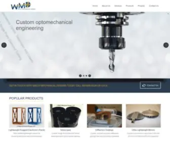 WMDLLC.com(Optomechanical Engineering) Screenshot