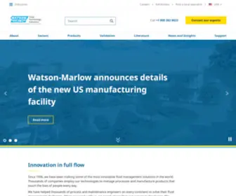 WMFTG.com(Watson-Marlow Fluid Technology Solutions) Screenshot