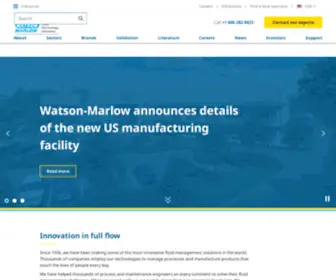 WMFTS.com(Watson-Marlow Fluid Technology Solutions) Screenshot