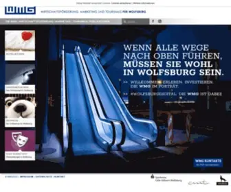 WMG-Wolfsburg.de(WMG Wolfsburg Wirtschaft und Marketing GmbH) Screenshot