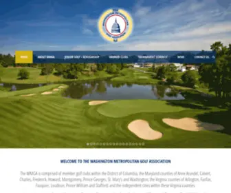 Wmgagolf.org(The Washington Metropolitan Golf Association) Screenshot