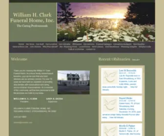 WMHclarkfuneralhome.com(WMHclarkfuneralhome) Screenshot