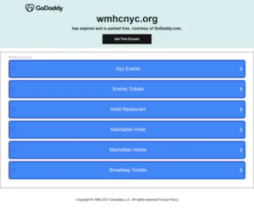 WMHCNYC.org(Home) Screenshot