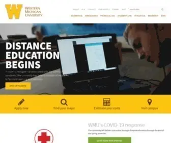 Wmich.edu(Western Michigan University) Screenshot