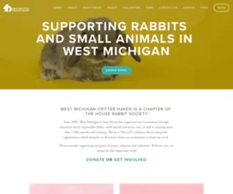 Wmicritterhaven.org(West Michigan Critter Haven) Screenshot