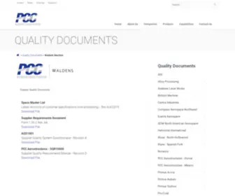 Wmitulsa.com(PCC Aerostructures) Screenshot