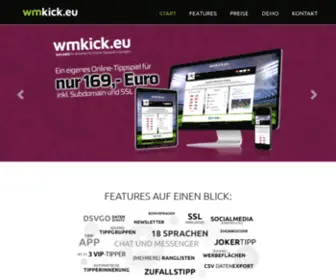 Wmkick.eu(Ihr eigenes WM Online Tippspiel) Screenshot