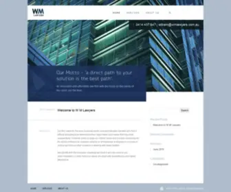 Wmlawyers.com.au(W M Lawyers) Screenshot