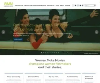 WMM.com(Women Make Movies) Screenshot
