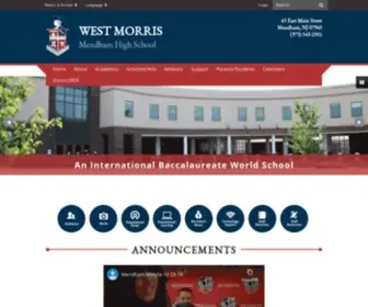 WMMHS.org(West Morris Mendham High School (WMMHS)) Screenshot