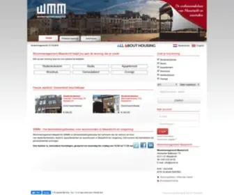 WMM.nl(Woonmanagement Maastricht (WMM)) Screenshot