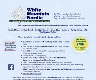 Wmnordic.com(White Mountain Nordic) Screenshot