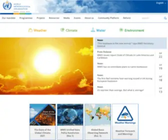 Wmo.ch(World Meteorological Organization WMO) Screenshot