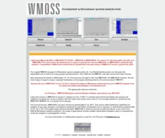 Wmoss.org(Mössbauer) Screenshot